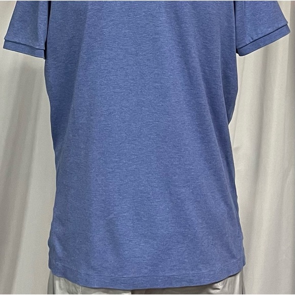 Large Polo Ralph Lauren Pima Cotton Blue Collar Shirt Excellent Condition - Picture 4 of 5